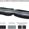A AZURELIFE Premium Durable Cotton Stretch Strap with Loops, Non-Elastic Yoga Strap for Stretching, Multi-Loop Fitness Stretch Band for Physical Therapy, Yoga, Pilates&Dance - Image 4