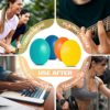 4 PCS Grip Strеngth Trainеr Hand Ball - Strеss Balls for Hand Workout, Wrist Strengthener, Grip Strengthener - Squishy Strеss Relief Balls for Adults, Kids - Thеrapy Wrist Exerciser for Anxiеty Relief - Image 5