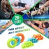 BSTPOWER Hand Grip Strengthener 6 Pack Hand Gripper with 3 Different Levels of Resistance, Finger Stretcher Resistance Extensor Bands, Finger Exerciser, Grip Strength Ring for Exercise - Image 4