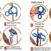 Bassizo 50KN Rescue 8 with Ears, Figure 8 Descender Belaying and Rappelling Climbing Gear for Rope Peak Rescue Rock Tree Training Outdoor Aerial Yoga 7075 Aluminum Alloy - Image 4