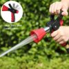 FANHAO High Pressure Fireman's Spray Nozzle, Heavy Duty Metal Garden Hose Nozzle with Slip Ergonomic Grip and Lever Handle, Adjustable Water Nozzle for Watering Lawn and Garden - Image 4