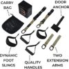 Bodytorc Suspension Trainer, Bodyweight Training Straps for Full Body Workouts at Home, Includes Door Anchor, Extension Arms and Advanced Foot Straps. - Image 3