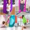 ALINSAM Aerial Yoga Hammock Set, Mounting Accessories Included, Premium Aerial Silk Yoga Swing for Antigravity Yoga for Inversion Exercise Pilates Gymnastics,F - Image 8