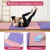 Folding Gymnastics Mat 6'X4'X2" Thick Tumbling Mats for Home Gym, Non-Slip Portable Panel Exercise Mats with Carrying Handles for Kids Adults - Image 5