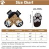 PUPTECK Double Side Anti-Slip Dog Socks with Adjustable Straps for Indoor Wear - 2 Pairs Pet Paw Protection Traction Control Socks on Hardwood Floor - Image 2