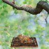 Bird Perch Stand Toy, Bird Food Holder, Natural Wooden Bird Cage Accessories, Bird Standing Climbing Perch for Parrot, Cockatiel, Rat, Parakeet, Budgies, Love Birds - Image 3