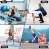 MhIL 5 Resistance Bands Set - Booty Bands for Women and Men, Best Exercise Bands, Workout Bands for Working Out Legs, Butt, Glute- Stretch Gym Fitness Bands, Workout Equipment , Workout Sets for Women - Image 7