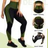 FeelinGirl High Waisted Yoga Leggings for Women Workout Running Pants with 3 Rows Hook&Eye Stretchy Fitness Gym Tights - Image 4