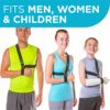 The Shoulder Sling - Patented Arm Support Strap and Waterproof Clavicle Immobilizer Brace for Broken Collarbone, Torn Rotator Cuff, Dislocation or AC Separation by BraceAbility (Universal) - Image 5