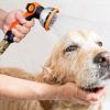 Garden Hose Nozzle Spray Nozzle,10 Hose Metal Duty Watering Patterns Thumb Control On Off Valve, High Pressure Nozzle Sprayer for Watering Plants, Car Wash,Cleaning,Showering Pets - Image 7