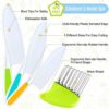 4 Pcs Kids Knife Set, Kids Safe Cooking Knives, Nylon Kids Kitchen Knife with Crinkle Cutter, Serrated Edges Plastic Toddler Knife Kids Knives for Real Cooking & Cutting Fruit, Bread, Lettuce - Image 2