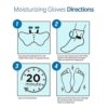 epielle New Moisturizing Socks and Gloves for Hand and Foot Care | Assorted 5 Pairs Socks (Socks 5 Pairs) | Skincare Gifts for Her - Image 9