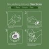 Epielle Nourishing Hand Masks - Hemp + Rosemary Extract for Deep Moisturizing 100% Vegan & Cruelty-Free (Gloves 6pk) For Dry Hand Spa Masks | Skincare Party Favors - Image 7