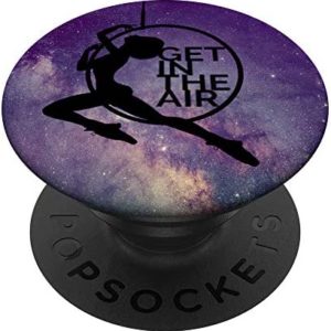 Get in the Air Aerial Hoop Lyra Aerialist - Purple Galaxy