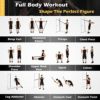 WSAKOUE Resistance Bands Set, Exercise Bands, Workout Bands for Men & Women, 5 Level Fitness Bands, Handles Door Anchor Ankle Straps and Carry Bag for Home Outdoor Workouts - Image 4