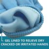 Moisturizing Gel Gloves, Touch Screen Cotton Gloves Heal Eczema Sleeping Lotion Hand Spa Treatment Gloves Repair Rough Cracked Dry Chapped Hands Skin - Blue - Image 6