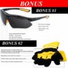 Knee Pads For Men Work Heavy Duty Pad Design For Construction Tiling Gardening Flooring install Extra Gel and Cushion Support Long Kneeling Anti-Slip Stretchable Thigh Straps Bonus:Safety Glasses & Gloves - Image 3