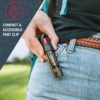 SABRE Advanced Compact Pepper Spray with Clip – 3-in-1 Formula (Pepper Spray, CS Tear Gas & UV Marking Dye), Police Strength Self Defense Spray, 10-Foot (3 m) Range, 35 Bursts – Easy Access Belt Clip - Image 5