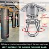 9M Stainless Steel Hanger with Smooth Swing Bearings, Heavy Duty 180°+360° Swivel Swing Hook, 1500 lb Capacity Playground Yoga Hammock Chair Rope, sandbag Porch Swing Bag Sleeve - Image 3