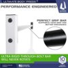 Ultimate Body Press Wall or 9ft Ceiling Mount Pull Up Bar, white (WMPL-SE) - Image 4