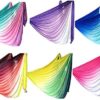 Aerial Yoga Swing Set Yoga Hammock Trapeze Sling Kit Extension Straps Antigravity Ceiling Hanging Yoga Sling Inversion Swing for Professional Beginners & Kids - Image 8