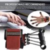 SHXJHXC Finger Exercisers & Hand for Strength Grip Strengthener,Training with Alpha Gripz Trainer Stretcher, Strengthening Equipment for Wrist Physical Therapy Forearm Extensor (Red) - Image 2