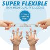Finger Strengthener Hand Resistance Bands [8pcs], Finger Exerciser Grip Strength Trainer Hand Stretcher, Muscle Exercisers Improve Grips Performance (4 Levels 6.6lb, 8.8lb, 11lb, 13.2lb) - Image 6