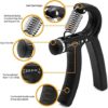 Grip Strength Trainer,Hand Grip Strengthener,Adjustable Hand Grips for Strength Training,Adjustable Resistance 11-132 lbs Forearm Exerciser for Muscle Building, black - Image 6