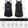 Hibelle Womens Scoop Neck Cute Racerback Yoga Workout Tank Top - Image 7