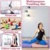 Folding Gymnastics Mat 6'X4'X2" Thick Tumbling Mats for Home Gym, Non-Slip Portable Panel Exercise Mats with Carrying Handles for Kids Adults - Image 6