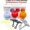 Handmaster Plus Physical Therapy Hand Exerciser (Colours May Vary), 9 Piece Set - Image 2
