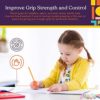 Special Supplies Egg Pen-Pencil Grips for Kids and Adults Colorful, Cushioned Holders for Handwriting, Drawing, Coloring - Ergonomic Right or Left-Handed Use - Reusable (6-Pack) - Image 9