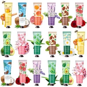 18 Pack Hand Cream Gift Set, Hand Lotion for Dry Cracked Hands, Bulk Hand Lition Moisturizing Hand Cream Travel Size Hand Lotion for Women Mom Girls Her Wife Grandma
