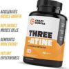 Creatine Pills for Crazy Muscle Gain - Keto Creatine Monohydrate x3 Blend - 5g per 3 Optimum Creatine Tablets - Muscle Builder for Men & Women - High Absorption - Easy to Swallow - (30 Days) - Image 2