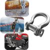 2 Pcs 4/7 Inch 304 Stainless Steel D Ring Shackles 14 mm Screw Pin Anchor Shackle for Traction Steel Wire, 14 mm - Image 5
