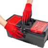 ACKTRA Coated Nylon Safety WORK GLOVES 12 Pairs, Knit Wrist Cuff, Multipurpose, for Men & Women, WG008 Black Polyester, Black Latex, Small - Image 6