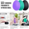 Peradix Stress Relief Balls for Adults and Kids, Hand Grip Strength Trainer, Wrist Muscles Arthritis Physical Therapy Equipment Squishy Ball, Set of 3 Finger Resistance Exercise Squeezer - Image 4