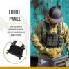 OneTigris ROC Chest Rig Tactical Modular Panel with Removable X Shoulder Strap and Mesh Backing - Image 2