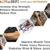 ALPHA GRIPZ Original Hand Grip Extensor Trainer Strengthener, Complete Forearm Exerciser Workout, Finger Resistance Bands for Strength, Tendonitis, Carpal Tunnel, Trigger Finger, Arthritis Relief - Image 2