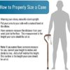 DMI Deluxe Lightweight Adjustable Walking Cane with Soft Foam Offset Hand Grip, Slip Resistance, For Men and Women, Bronze - Image 6