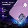 Starlesk Designed for iPhone 14 Pro Max Case Clear - Shockproof Protection with PC Back & TPU Bumpers - MagSafe Compatible - Non-Yellowing & Non-Slip Case iPhone 14 Pro Max - Image 4