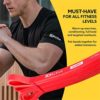 3DActive Pull Up Assist Band - Resistance Band for Strength Training, Powerlifting, Body Stretching, Crossfit. Free Exercise Guide. - Image 4