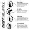 Withgear Folding Push Up Bar - Portable and Lightweight Sturdy Duralumin Metal Push Up Bars and Indoor and Outdoor Parallette Bar for Men and Women - Image 5