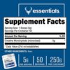 Bucked Up Creatine Monohydrate 250 Grams Powder, Bucked Up Essentials (50 Servings) - Image 2