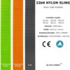 GM CLIMBING 16mm Nylon Sling Runner 22kN / 4950lbf CE UIAA Certified - Image 2