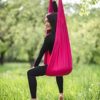 Aerial Yoga Swing Set - Yoga Hammock Aerial Swing - Aerial Sling Inversion Fly Kit - Flying Yoga Inversion Tool - Antigravity Ceiling Hanging Yoga Sling - Adult Kids Arial Door Yoga Swing - Image 2