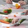 MAZYPO Kids Knife Set of 3 - Firm Grip, Serrated Safe Edges– Colorful Nylon Toddler Cooking Knives to Cut Fruits, Salad, Cake, Lettuce (Green/Yellow/Blue) - Image 5