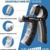FitColt Grip Strength Trainer 2 Pack, Hand Grip Strengthener, Non-Slip Hand Gripper with Adjustable Resistance 11-132 Lbs, Forearm Strengthener for Hand Strength Training and Injury Recovery - Image 2