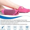 7 Pairs Yoga Socks Women Full Toe Sock Non Slip Sticky Gripper Socks with Strap - Image 2