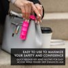 SABRE RED Flip Top Pepper Gel with Key Ring – Gel is Safer – Maximum Strength OC Spray, Durable Hard Case, Easier to Use, Finger Grip for Accurate Aim, 12-Foot (4M) Range, 25 Bursts (5X Other Brands) - Image 4